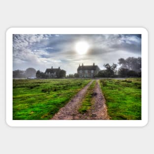 Misty Morning In Goathland, Yorkshire, UK Sticker